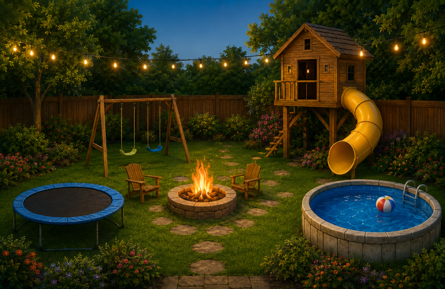 Backyard plan